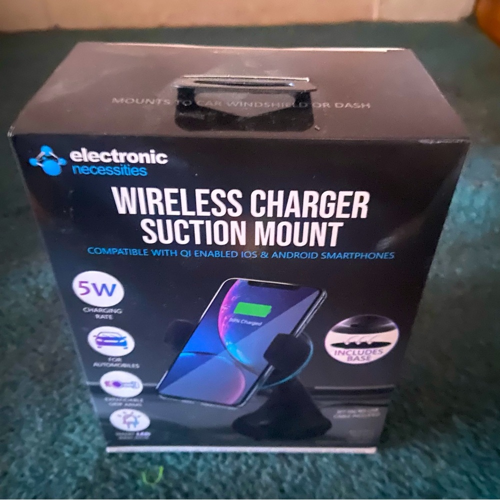 Wireless Charger Suction Mount - NEW